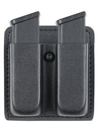 Safariland Model 75 Glock 17/22 double open top magazine pouch.